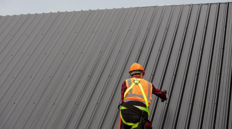 Professional metal roof installation services in Avoca, IN